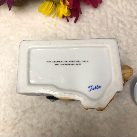 Vintage Feitx Humpty Dumpty Handpainted Ceramic Teapot, Circa 1970’s RARE FIND - Picture 7 of 11